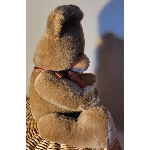 Vintage Teddy Bear Brown The Broadway Your Neighborhood Store With Tag Jointed - Picture 6 of 6